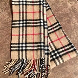 Burberry 100% CASHMERE Scarf